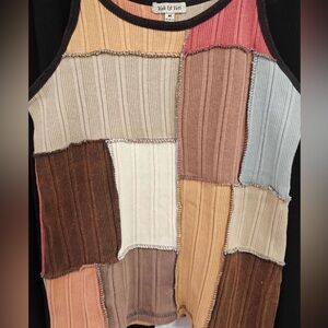 Yak & Yeti Women's Patchwork Tank Top - Multicolor